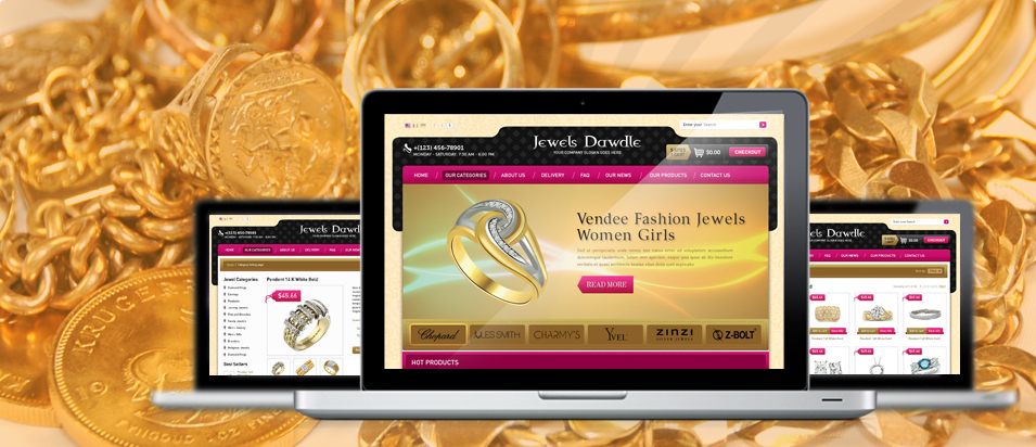 Jewels Dawdle OpenCart Theme