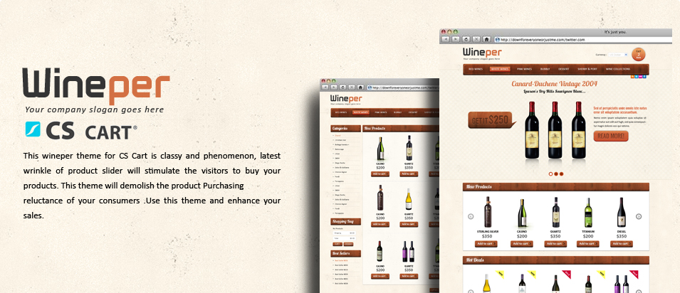 Wineper Cs-Cart Template