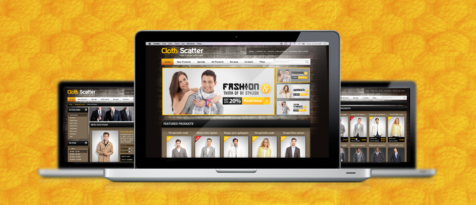 Cloth Scatter Cs Cart Template 